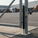 Slate Gray Premium Motorised Electrical Dropbolt with Vandal-Proof Aluminium Housing and Automatic Obstacle Detection for Enhanced Security