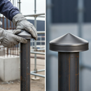 Dark Slate Gray Premium Tube Top for 48.3mm Diameter Tubes - Heavy Duty Construction for Reliable Support