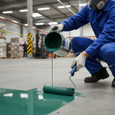 Gray Premium High Build Vinyl Paint 5L - Quick Drying, Non-Drip, Chemical Resistant Finish for Exterior Use