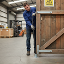 Dark Gray Premium 12mm Plain Drop Bolt - 500mm Length for High-Performance Security Solutions
