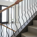 Gray Premium Heavy Duty Bowed Baluster Plain Bar 12x12mm, 1000mm Length for Structural Support