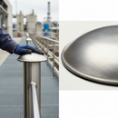 White Smoke Premium Handrail Cap End for 76.1mm Tube - Durable and High-Performance Accessory