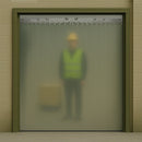 Dim Gray Frosted Obscure PVC Strip Curtains – QuickMount System, Privacy & Light Control for Doors & Workspaces