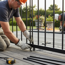 Light Slate Gray Premium 12mm Single Barley Twist Picket - 1000mm Height for Durable Fencing Solutions