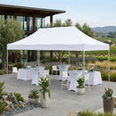 Dark Gray Compact Gazebo 3m x 6m – Heavy Duty Waterproof Pop Up Canopy – Premium Folding Shelter – Garden & Commercial Use