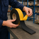 5mm Self-Adhesive Sponge Rubber Strip Roll – Waterproof Closed Cell Foam Seal for Doors, Windows & Industrial Applications