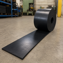Solid SBR Rubber Strip Roll – Heavy Duty Flexible Rubber Strip for Sealing, Gaskets, Packing, Vibration Damping & Industrial Applications