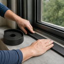 3mm Thick Solid SBR Rubber Strip Roll – Black Rubber Strip for Sealing, Gaskets & Vibration Damping (5m)