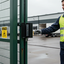 Gray Premium Heavy Duty Electromagnetic Gate Lock with 660 lbs Pull Force and Quick-Fix Installation