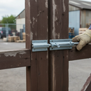 Dark Slate Gray Premium Heavy Duty Gate Latch 140mm x 30mm - Durable and Reliable Locking Mechanism for Secure Closure