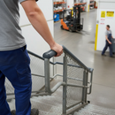 Light Gray Premium Plastic Handrail Capping 40mm x 8mm in Anthracite Grey - 25m Coil for Enhanced Staircase Safety