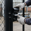 Black Premium 2-Sided Mechanical Code Lock for 30-50mm Box Section - Easy Setup, Secure Stainless Steel Mechanism