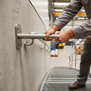 Rosy Brown Premium Handrail Support Plate for 42.4mm Tube - Durable and Reliable Construction