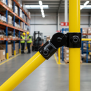 Dark Gray Premium Single Swivel Socket Connection Key Clamp for 26.9mm Tubing - Versatile and Durable Design