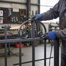 Dark Slate Gray Heavy Duty C Scroll Bar 130mm x 240mm with 16mm x 8mm Grooved Design for Enhanced Grip