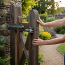 Black Premium 50mm Adjustable Gate Hinge with M22 Thread for Enhanced Durability and Versatile Applications