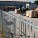 Dim Gray Premium Heavy Duty Security Strip for Bolting - Galvanized Steel L-profile, 2m Length with Easy Retrofit Design