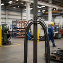 Dark Slate Gray Premium Industrial Grade 250mm Diameter Ring with 10mm Round Bar for Heavy-Duty Applications