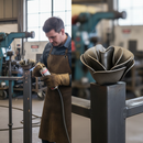Black Premium Flower Head with 60mm Diameter for Versatile Applications and Easy Installation