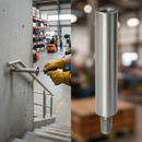 Dark Gray Premium Straight Handrail Support Pin 14mm Diameter with M8 and M6 Threads for Versatile Connections