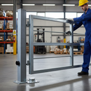 Dim Gray Premium Heavy Duty Rotating Gate Hinge with 60mm Diameter and 500kg Weight Limit for Secure Gate Operation