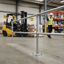 Dark Sea Green Premium Key Clamp Mid Post for 42.4mm Tube - Pre-Assembled 1100mm Height Without Mid Rail