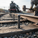 Dark Slate Gray Premium 150mm High 20mm Square Railhead for Robust Structural Support - High-Quality Professional Grade for Industrial and Commercial Applications