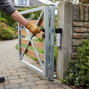 Slate Gray Premium Adjustable Aluminum Gate/Wall Stop with Rubber Stop and M12 Anchor Bolt for Easy Installation