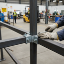 Dark Slate Gray Premium Double Lugged Bracket for 40mm Square Box Section - Fixed Mounting Solution for Boards and Panels