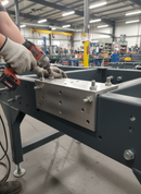 Dark Slate Gray Premium Heavy Duty Dock Bumper Back Plate 750 x 250 x 15 mm with M24 Threaded Holes for Easy Installation