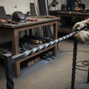 Black Premium 20mm Twisted Bar 1m Long - High-Performance Twisted Steel Rod for Various Applications