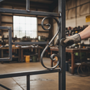 Dark Slate Gray Professional S Scroll Flat Bar 110mm x 270mm - Heavy Duty Plain Steel for Industrial Applications