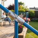 White Smoke Premium Adjustable Mid Rail Connector 30-45° for 33.7mm Tube - Heavy Duty Construction