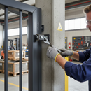Dark Slate Gray Premium 3 Way Adjustable Hinge Eyebolt M20 130mm for Gates with Galvanized Finish