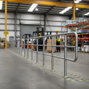 Light Slate Gray Premium 1100mm Plain Post with 120mm Welded Base Plate for Durable Support - High-Quality Professional Grade for Industrial and Commercial Applicat...