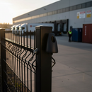 Black Premium Anti-Climb Device for Enhanced Security with Serval Spring Hinge Integration