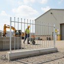 Dark Gray Premium Ball Top Fence Panel 1860mm x 925mm - Galvanised Finish with Easy Installation