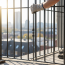 White Smoke Premium 12mm Forged Single Picket 1000mm for Fencing and Security Applications - High-Quality Professional Grade for Industrial and Commercial Appl...