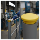 Dark Slate Gray Premium Plastic End Cap for GRP Handrail Fitting - 50mm Diameter, Flush Design for 5mm Wall Thickness