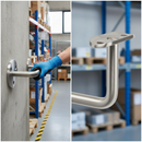Dark Gray Premium Heavy Duty Handrail Bracket with 78mm Projection for 42.4mm Tube Applications