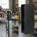 Dark Slate Gray Premium 100 x 50mm Plastic Rectangular End Cap for 2-4mm Wall Thickness Applications