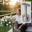 Light Gray Premium Adjustable Tube To Tube Support 48.3mm with 2.0mm Thickness for Versatile Structural Applications