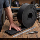 Dark Slate Gray Plain Expanded Neoprene/EPDM Sponge Strip – Non-Adhesive Closed-Cell Rubber – 10m Roll