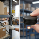 Black Premium Plastic End Cap for 42mm Diameter Tube - Suitable for 1-3mm Wall Thickness