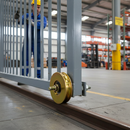 Dim Gray Premium 100mm Slider Wheel for 20mm Diameter Track with 500kg Weight Limit - High-Quality Professional Grade for Industrial and Commercial Applicat...