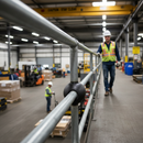 Light Slate Gray Premium 90mm Diameter Tubular Ball Fitting for 48mm Diameter Hole - High-Performance and Durable Connector