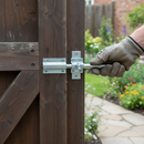 Dark Slate Gray Premium Heavy Duty Gate Latch 140mm x 30mm - Durable and Reliable Locking Mechanism for Secure Closure