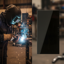 Black Premium Welding Lens Shade 9 for Enhanced Clarity and Protection - High-Quality Professional Grade for Industrial and Commercial Applications