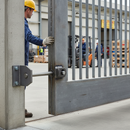 Dark Gray Premium 25mm Heavy Duty Gate Eye for Welding Applications - Durable Steel Construction