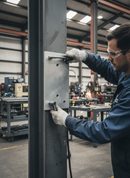 Dark Slate Gray Premium Heavy Duty Dock Bumper Back Plate with M24 Threaded Holes and Fixing Options - 450 x 250 x 15 mm